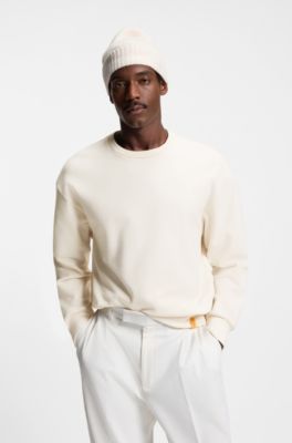 BOSS x Steiff all-gender sweatshirt in a cotton blend, Natural