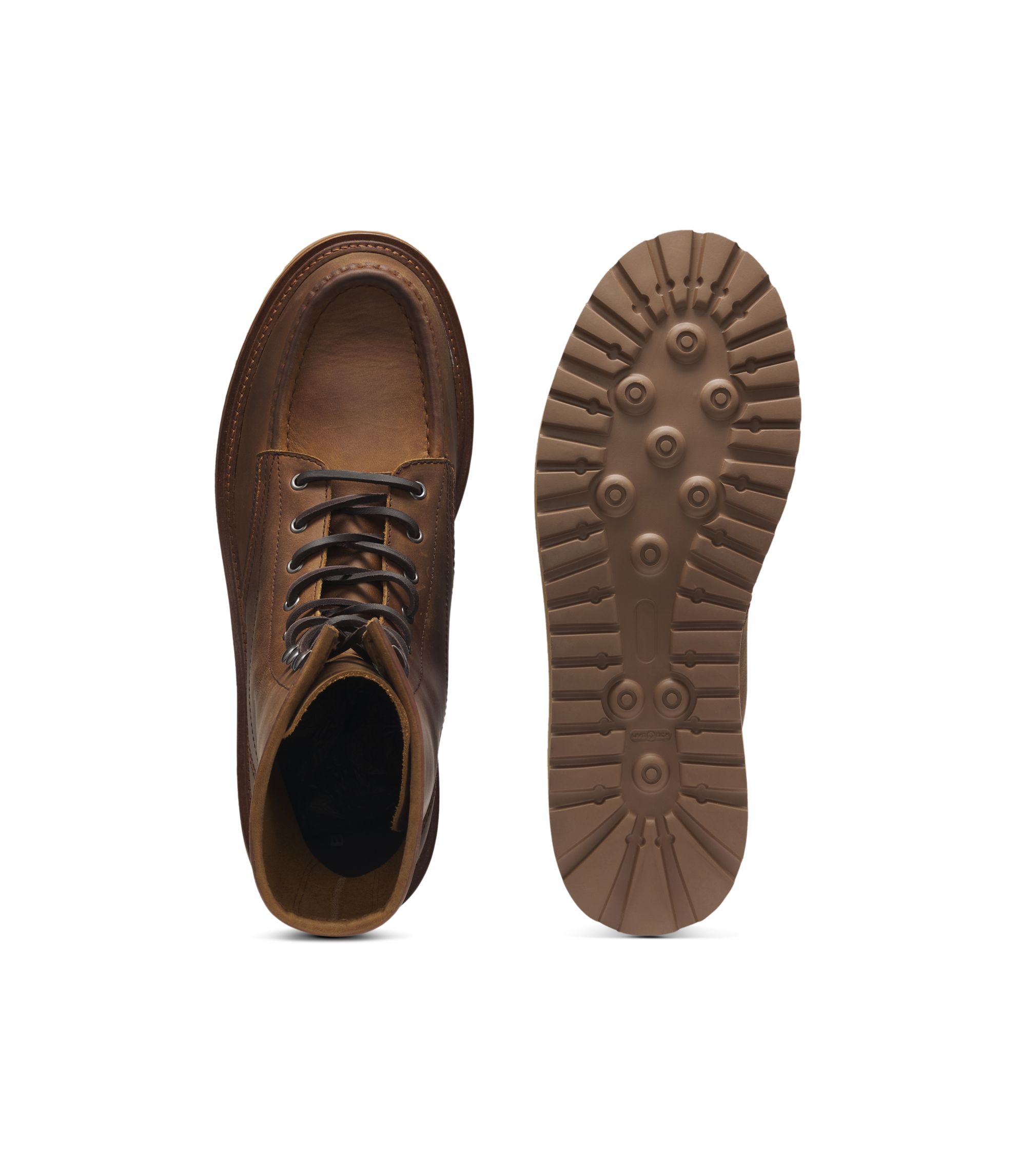 BOSS - BECKHAM x BOSS ハーフブーツ レザー - ブラウン