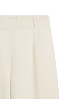 니트 다트 레귤러 핏 팬츠, 내추럴