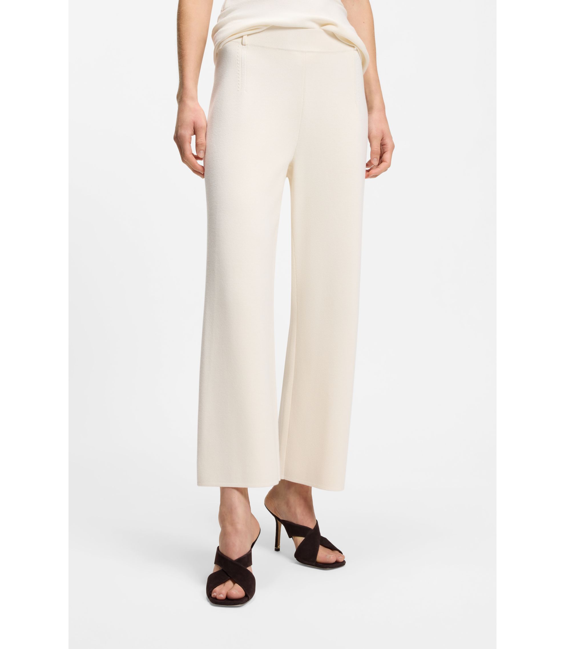 Regular-Fit Hose mit gestrickten Abnähern