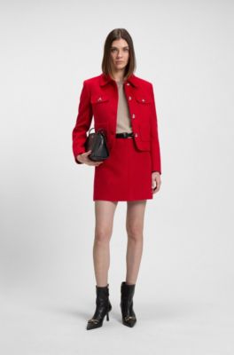 Relaxed-fit T-shirt in cotton jersey with embroidered monogram, Light Beige