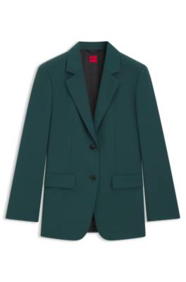 Regular-fit blazer with long length 1