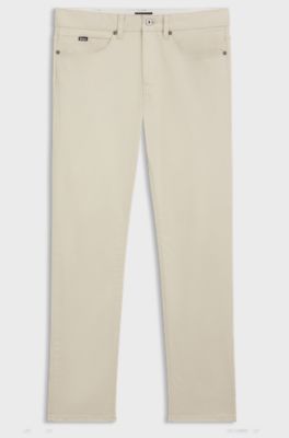 Delaware slim-fit jeans in performance denim, Natural