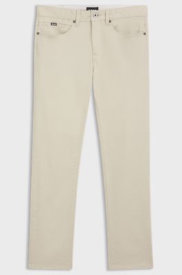 Delaware slim-fit jeans in performance denim, Natural