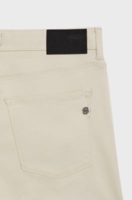 Delaware slim-fit jeans in performance denim, Natural