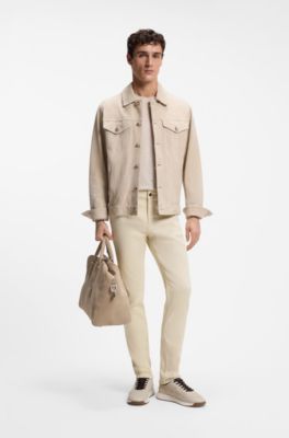 Delaware slim-fit jeans in performance denim, Natural