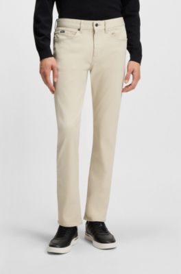 Delaware slim-fit jeans in performance denim, Natural