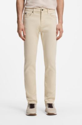 Delaware slim-fit jeans in performance denim, Natural