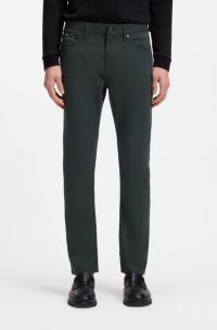 Delaware slim-fit jeans in performance denim, Light Green