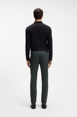 Delaware slim-fit jeans in performance denim, Light Green