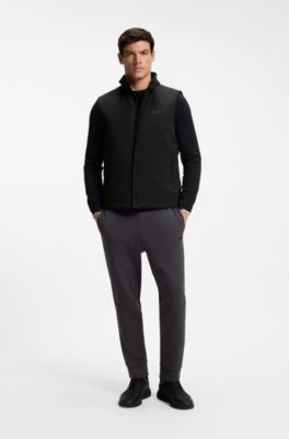 Water-repellent gilet, Black