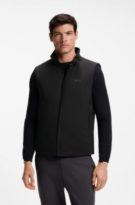 Water-repellent gilet, Black