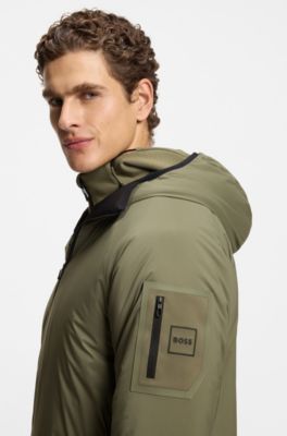 Veste d&eacute;perlante avec base ajustable, Olive