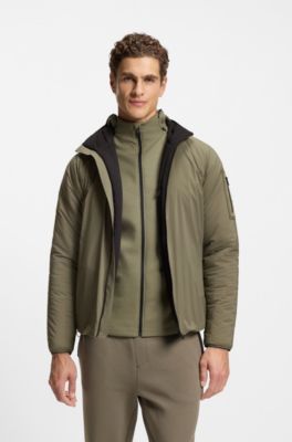 Veste d&eacute;perlante avec base ajustable, Olive