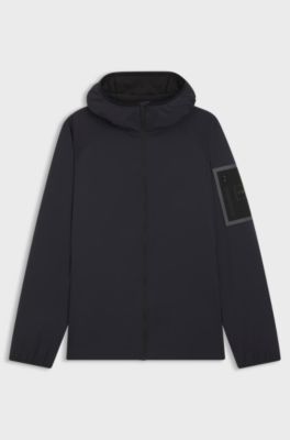 Veste d&eacute;perlante avec base ajustable, Bleu fonc&eacute;