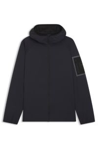 Water-repellent jacket with adjustable hem, Dark Blue