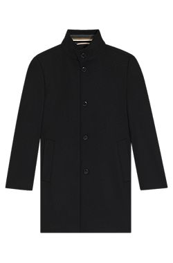 Slim-fit coat in wool and cashmere