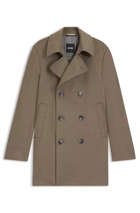 Double-Breasted Wool Coats | HUGO BOSS