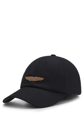 BOSS x ASTON MARTIN logo cap in a wool blend