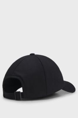 BOSS x ASTON MARTIN logo cap in a wool blend, Black