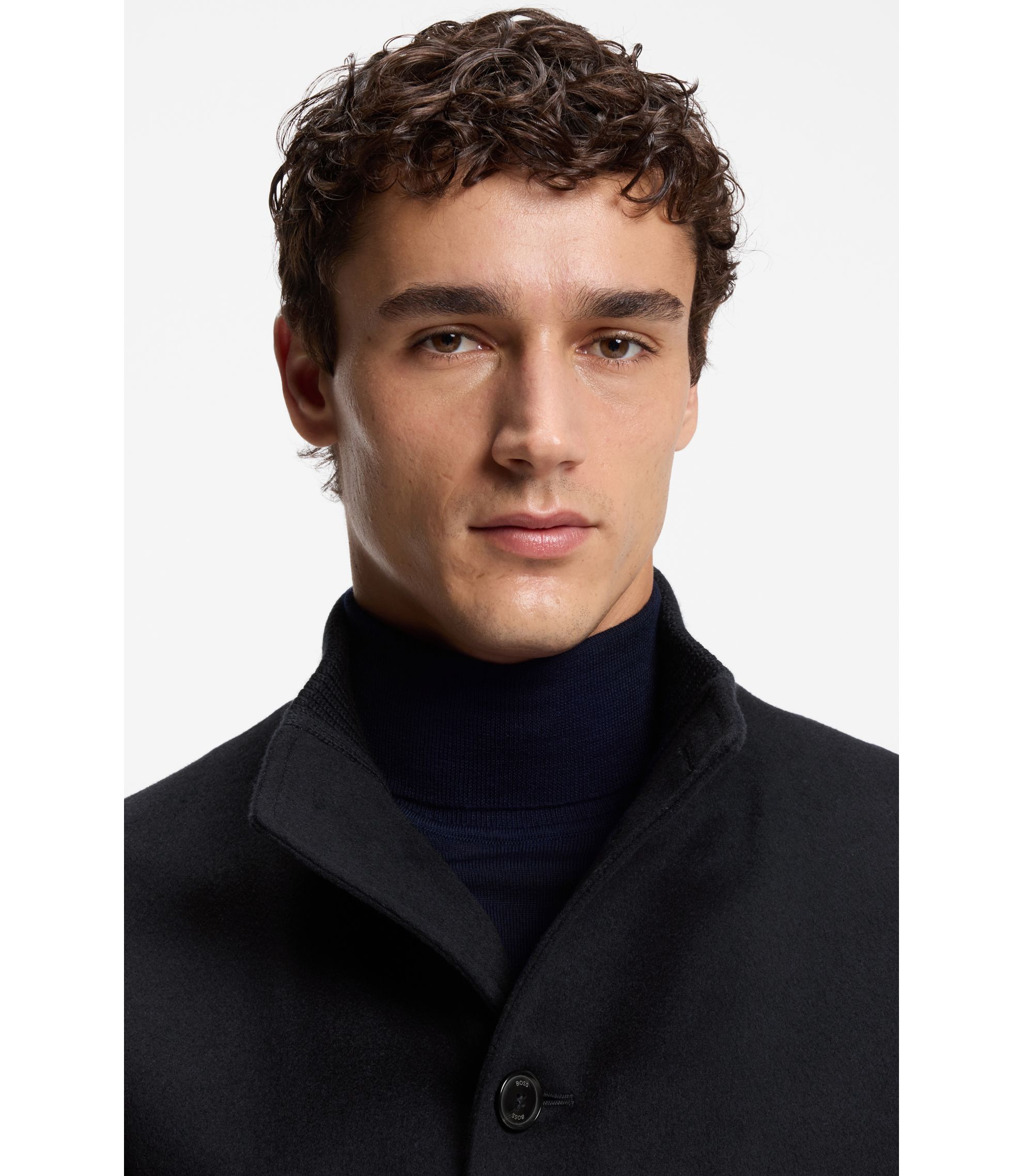 Manteau Pois Homme Hugo Boss En Laine/cachemire - Taille 44R (IT 54R) - Neuf Avec étiquettes