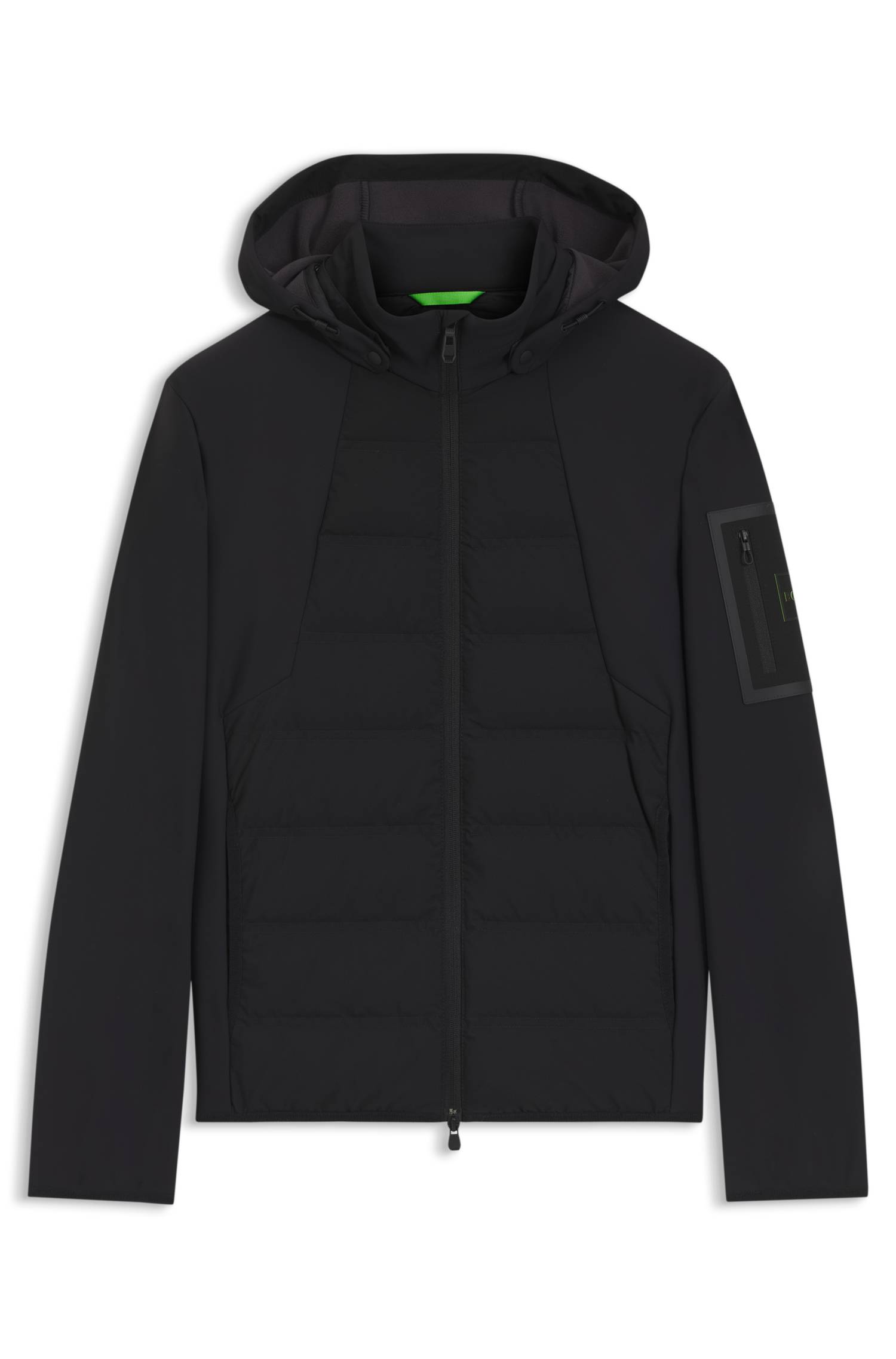 Boss Water-repellent down jacket with detachable hood jackor herr – bild 4