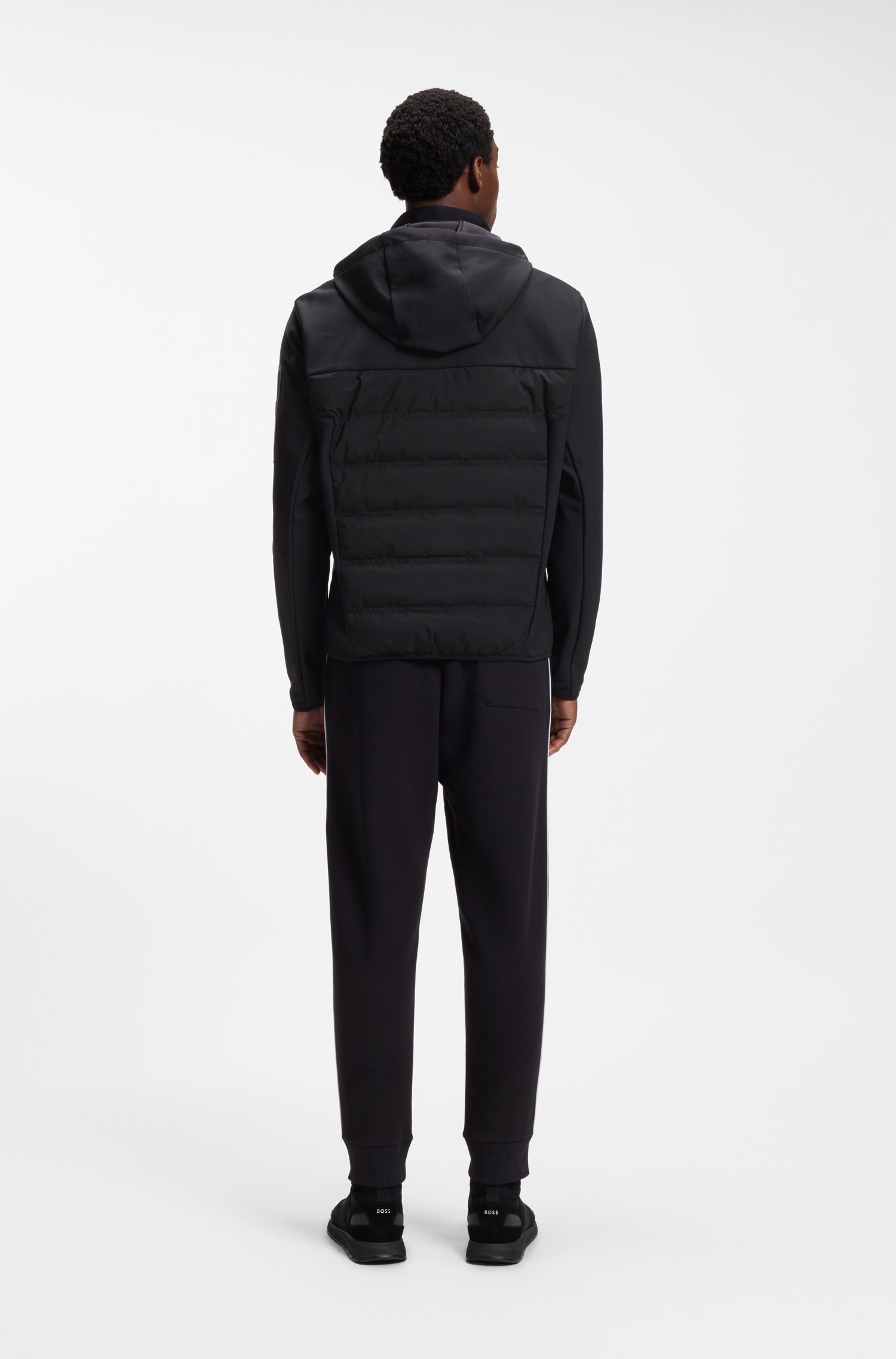 Boss Water-repellent down jacket with detachable hood jackor herr – bild 2