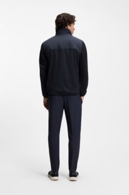 Active Water-repellent jacket with four-way stretch, Dark Blue