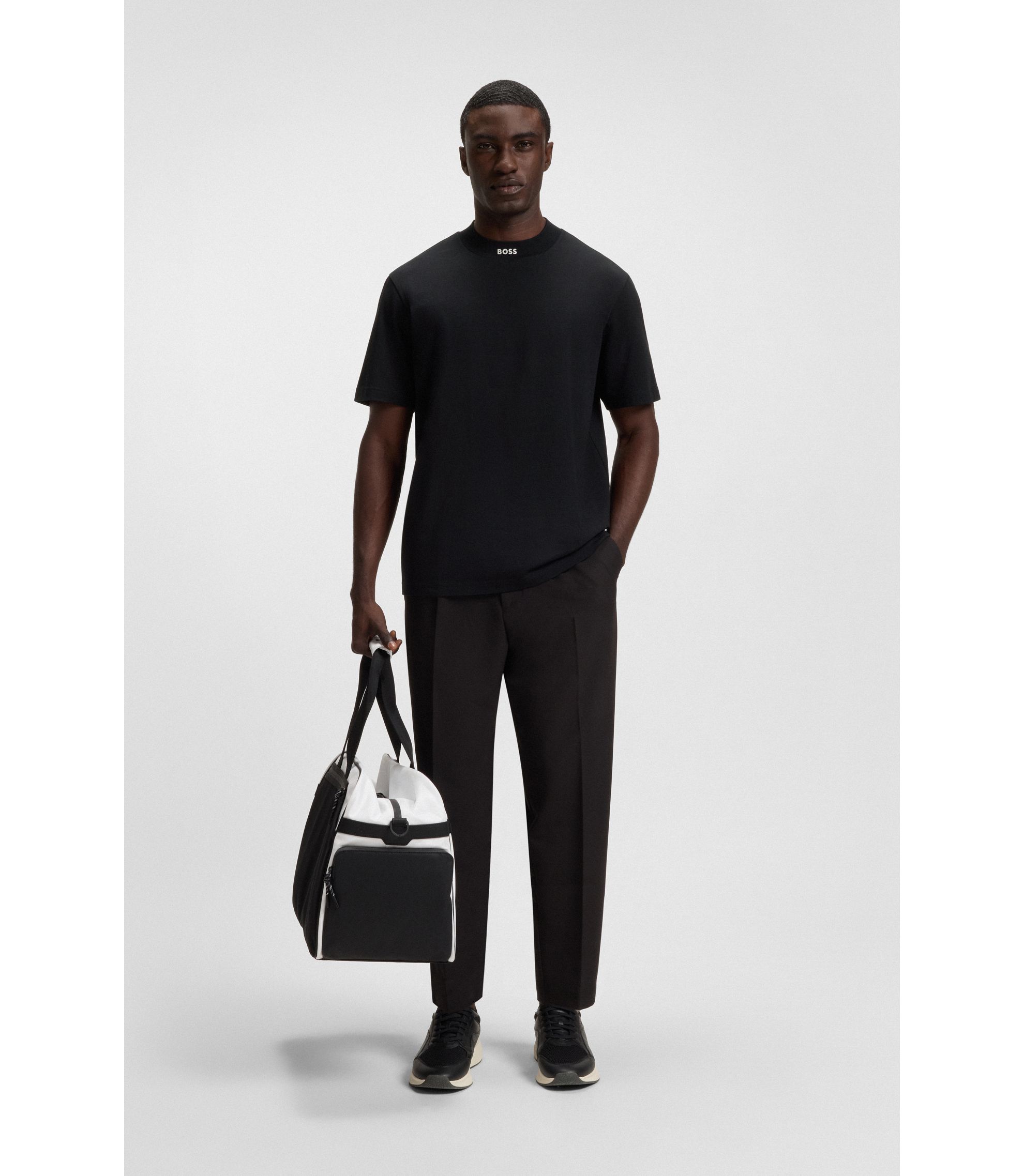 BOSS - リラックスフィット Tシャツ ストレッチコットン