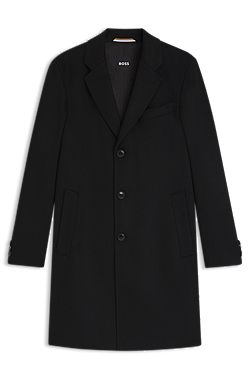Slim-fit coat in cashmere