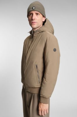 Beanie van kasjmier en wol met Double B-monogram, Lichtbruin