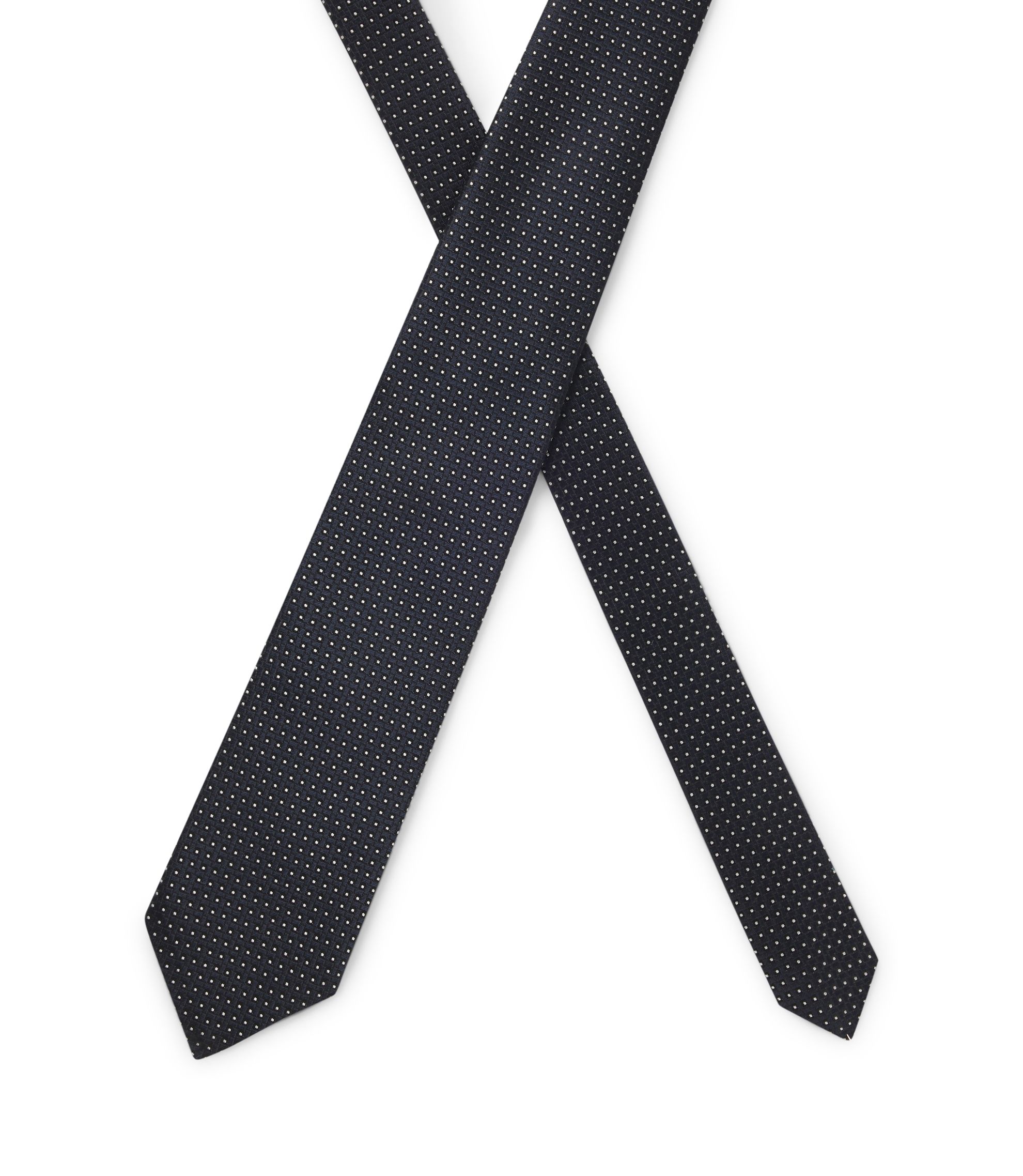 Cravate Hugo Boss 100% Soie Fabriquée En Italie - Rouge, Classique, Neuve Avec étiquette