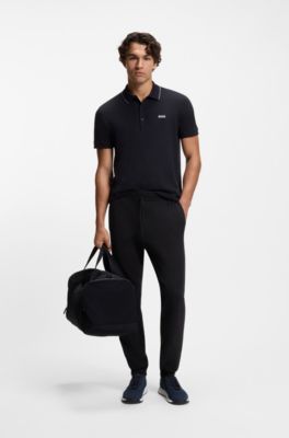 Knitted tracksuit bottoms in a regular fit, Dark Blue