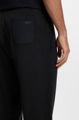 Knitted tracksuit bottoms in a regular fit, Dark Blue