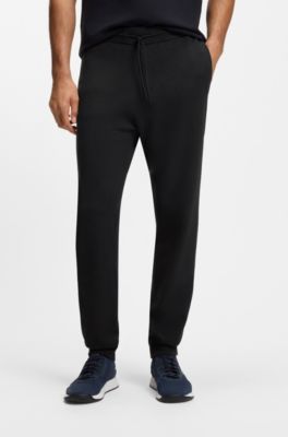 Pantaloni della tuta regular fit in maglia, Blu scuro