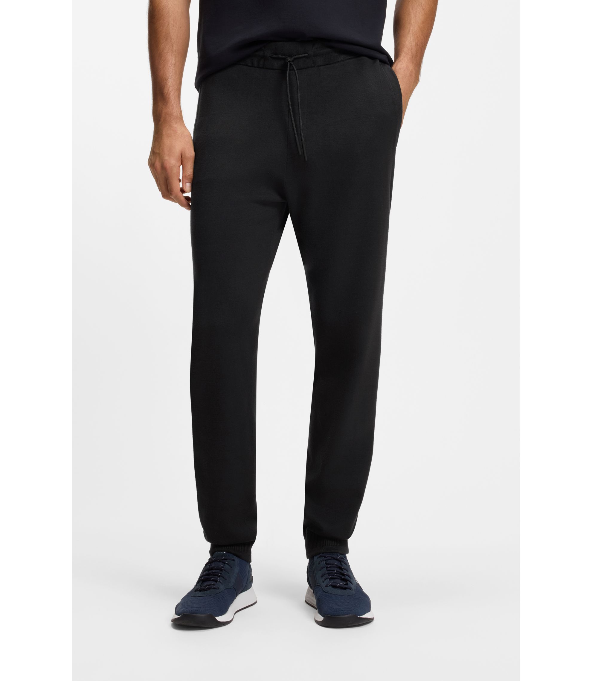 Regular-Fit Jogginghose aus Strick