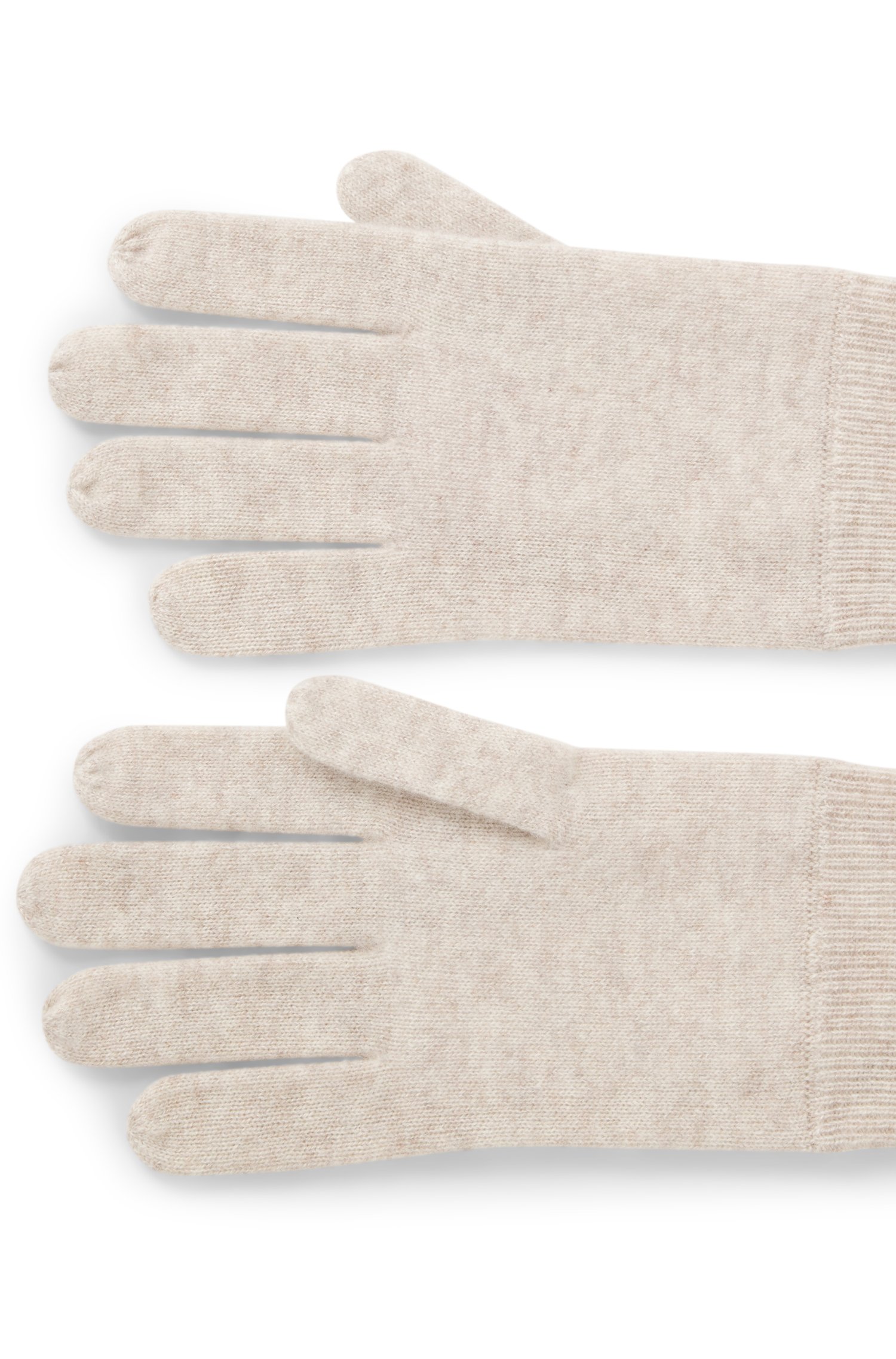 Boss Cashmere gloves with metallic logo trim handskar & vantar dam – bild 3