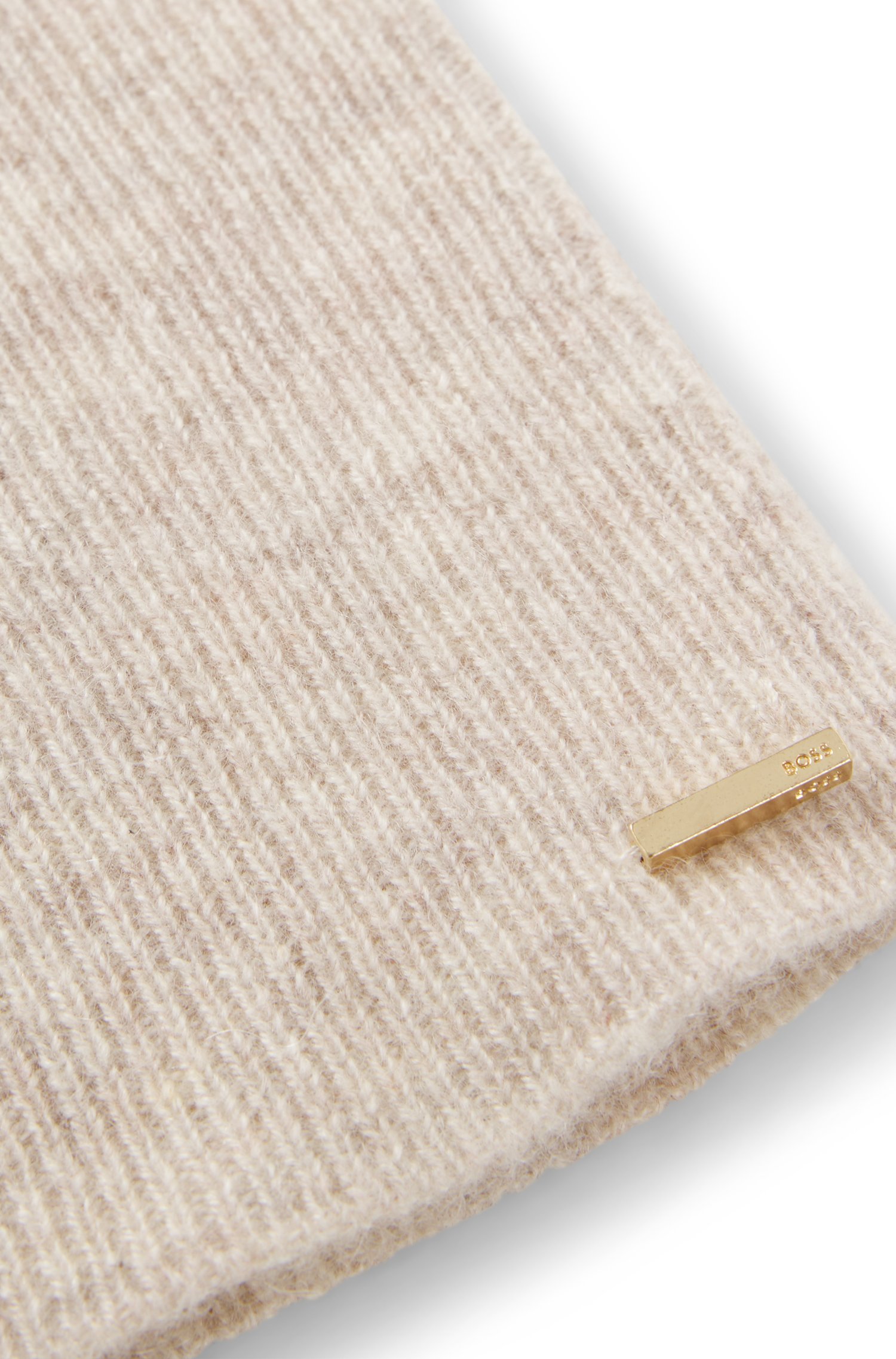 Boss Cashmere gloves with metallic logo trim handskar & vantar dam – bild 2