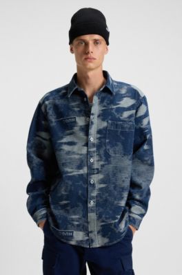 Ribbstickad m&ouml;ssa med logga-etikett, Svart