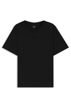 Mercerised-cotton T-shirt with Double B monogram