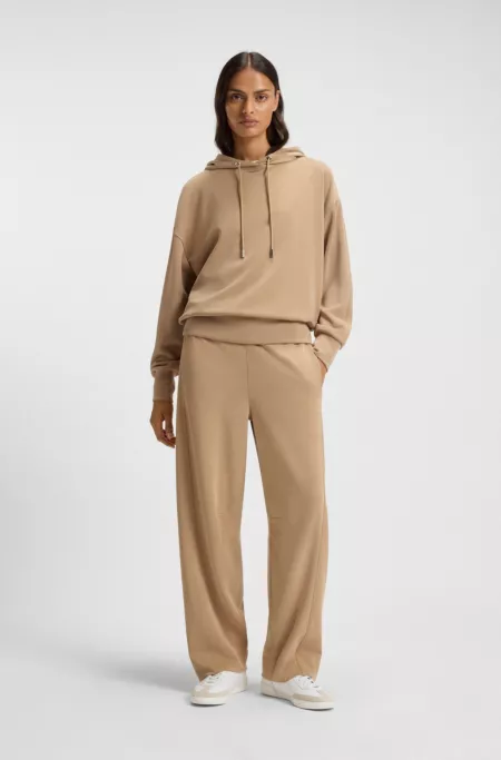 Oversized-fit hoodie with handwritten logo