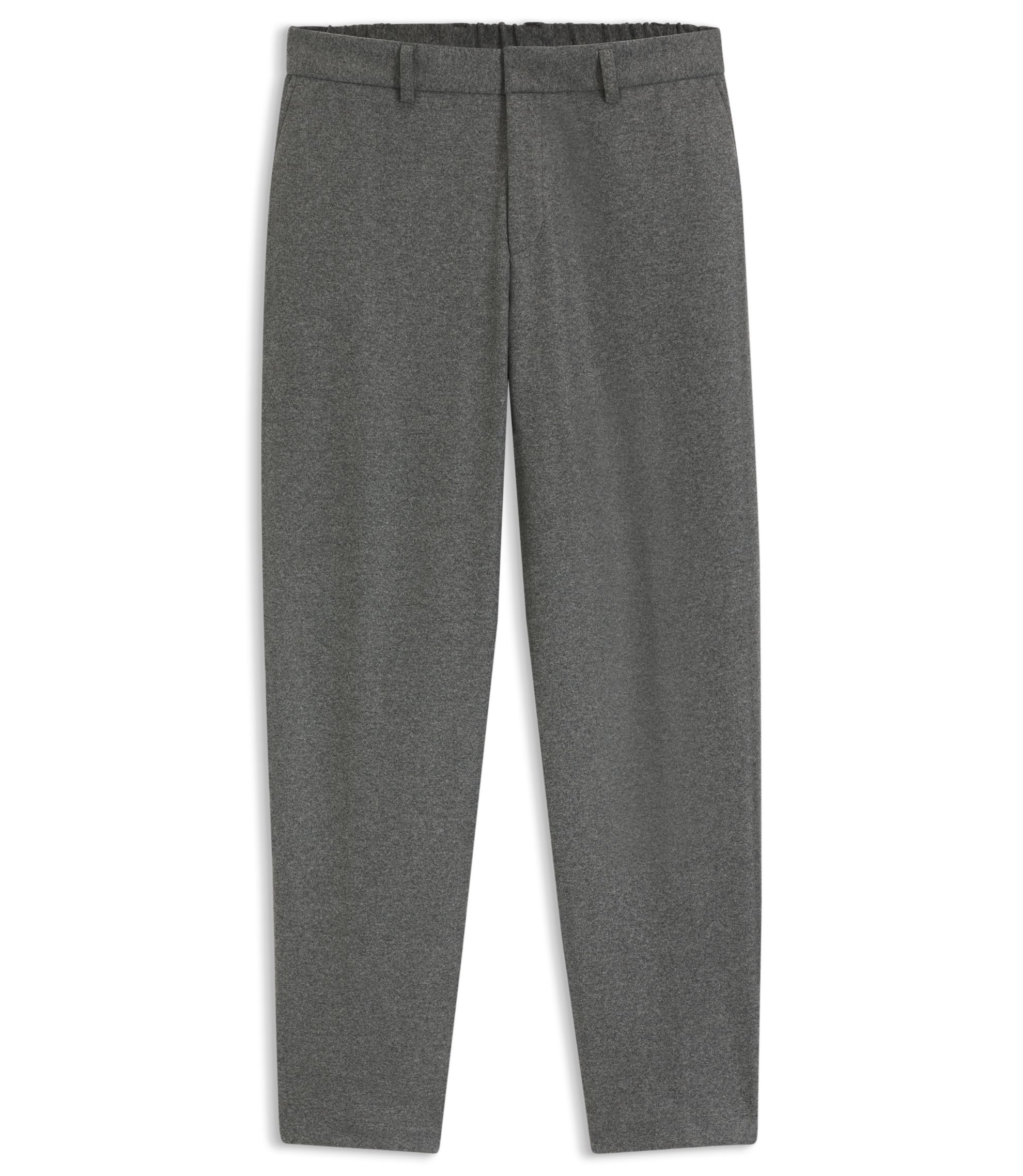 BOSS - Formal trousers in performance flannel - Grey