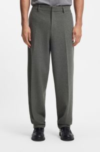 Pantalon van hoogwaardig flanel, Grijs