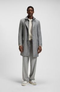 Manteau Slim avec intérieur amovible, Argent