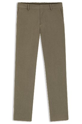 Slim-fit trousers in stretch corduroy