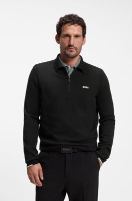 Pull en coton, Noir