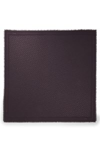 Square scarf with monogram jacquard and metallised details, Light Purple