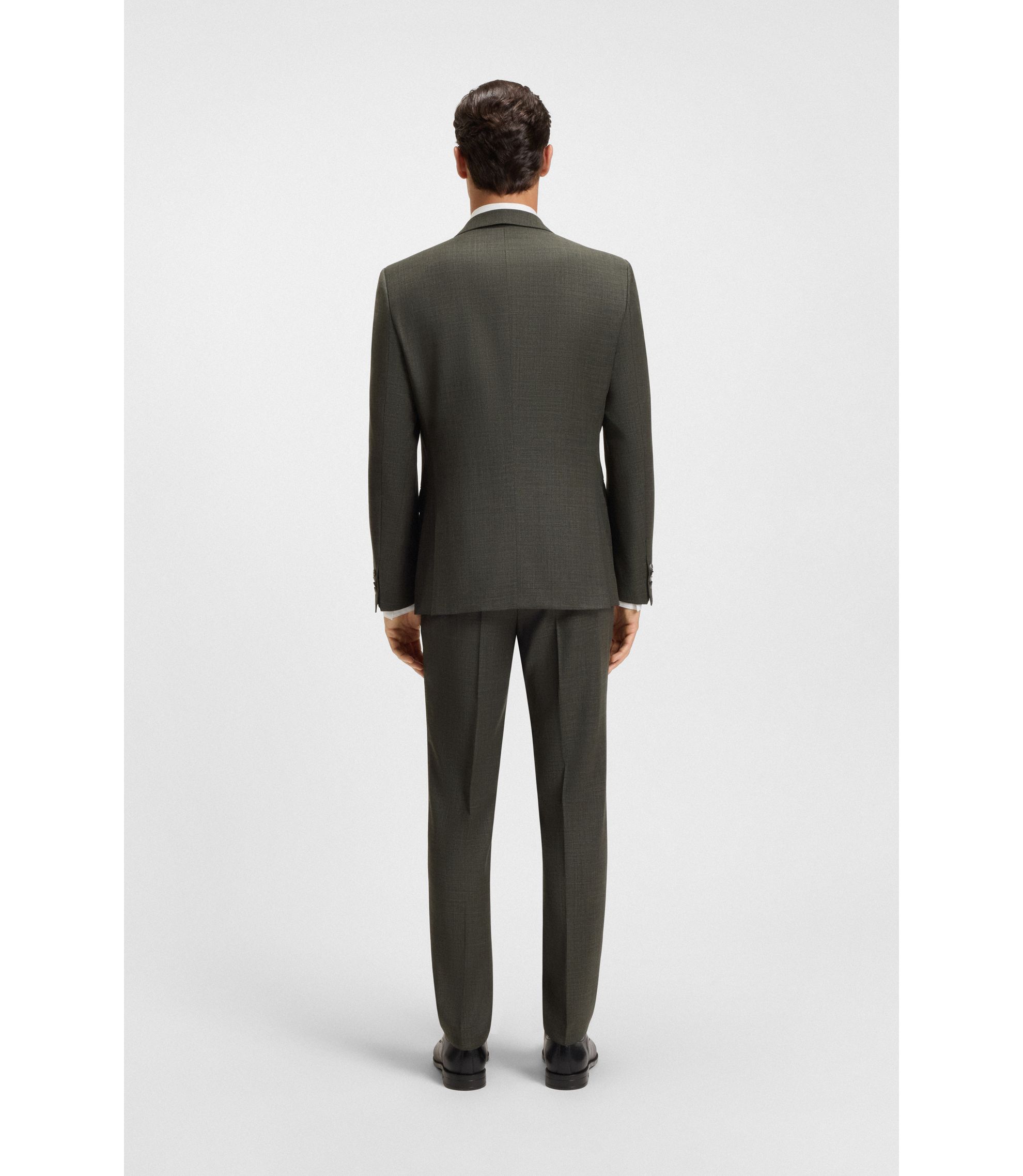 HUGO BOSS ヒューゴボス スリーピーススーツセットアップブラウン ブラウン スリーピース スーツ for Men by HUGO BOSS | Slim, Tailored