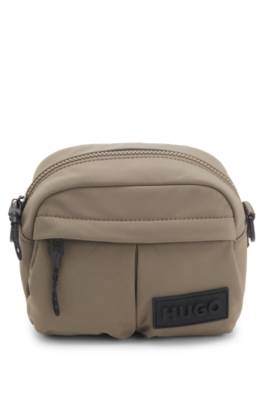 Crossbody bag with 3D rubber logo patch 1