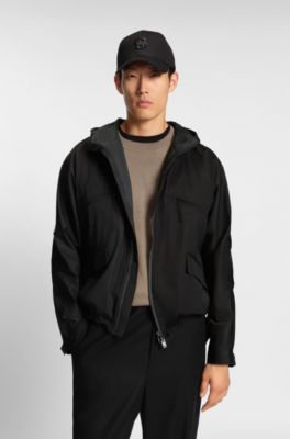 THE CHANGE HeiQ AeoniQ&trade; waterproof rain jacket , Black